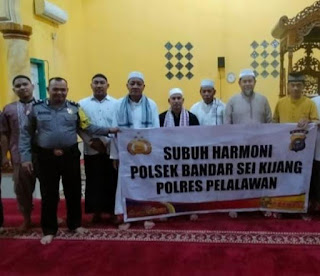 Polsek Bandar Sei Kijang Gelar Subuh Harmoni